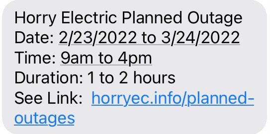 planned-outages-horry-electric-cooperative-inc